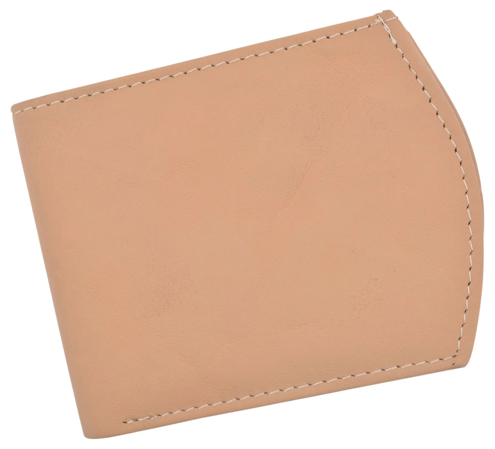 Men's Premium Leather Credit Card ID Holder Bifold Wallet with Coin Pocket