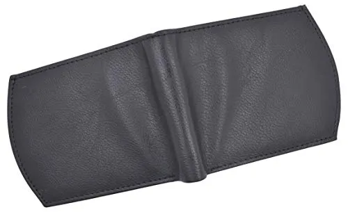 Men's Premium Leather Credit Card ID Holder Bifold Wallet with Coin Pocket