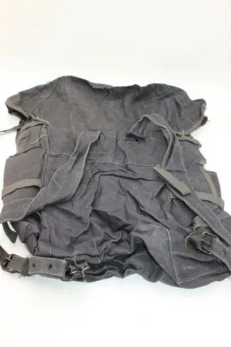 Military Italian Large Vintage Canvas Rucksack Backpack