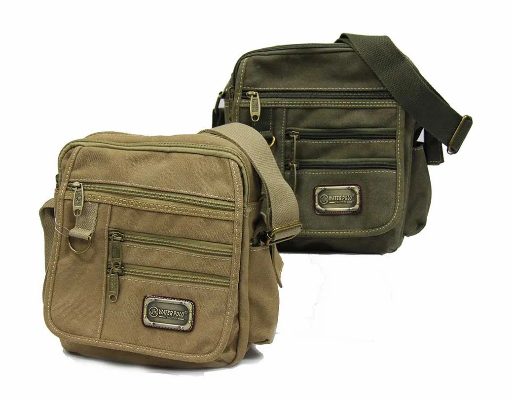 Mobile Canvas Sling Bag Messenger Bag for Tablet