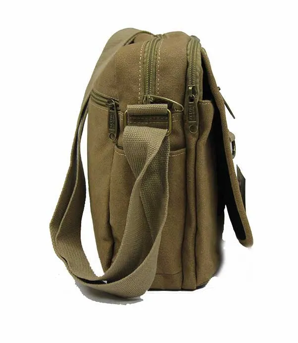 Mobile Canvas Sling Bag Messenger Bag for Tablet