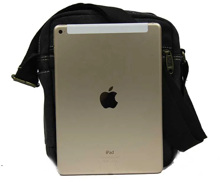Mobile Canvas Sling Bag Messenger Bag for Tablet
