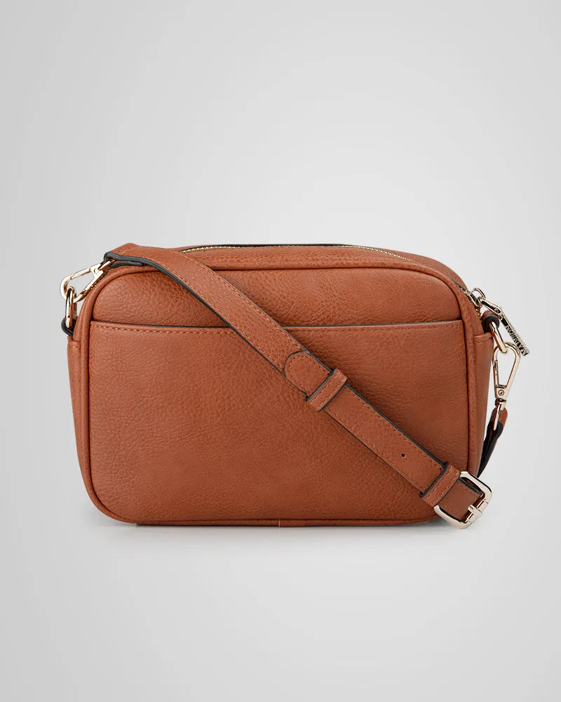 Monica Camera Crossbody Bag   Leopard Bag Strap