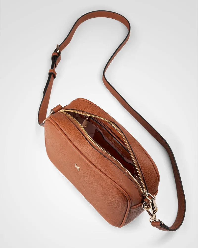 Monica Camera Crossbody Bag   Leopard Bag Strap