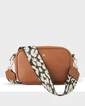 Monica Camera Crossbody Bag   Leopard Bag Strap