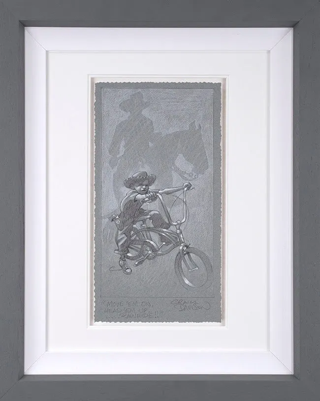 Move 'Em On, Head 'Em Up...Rawhide!! Sketch by Craig Davison