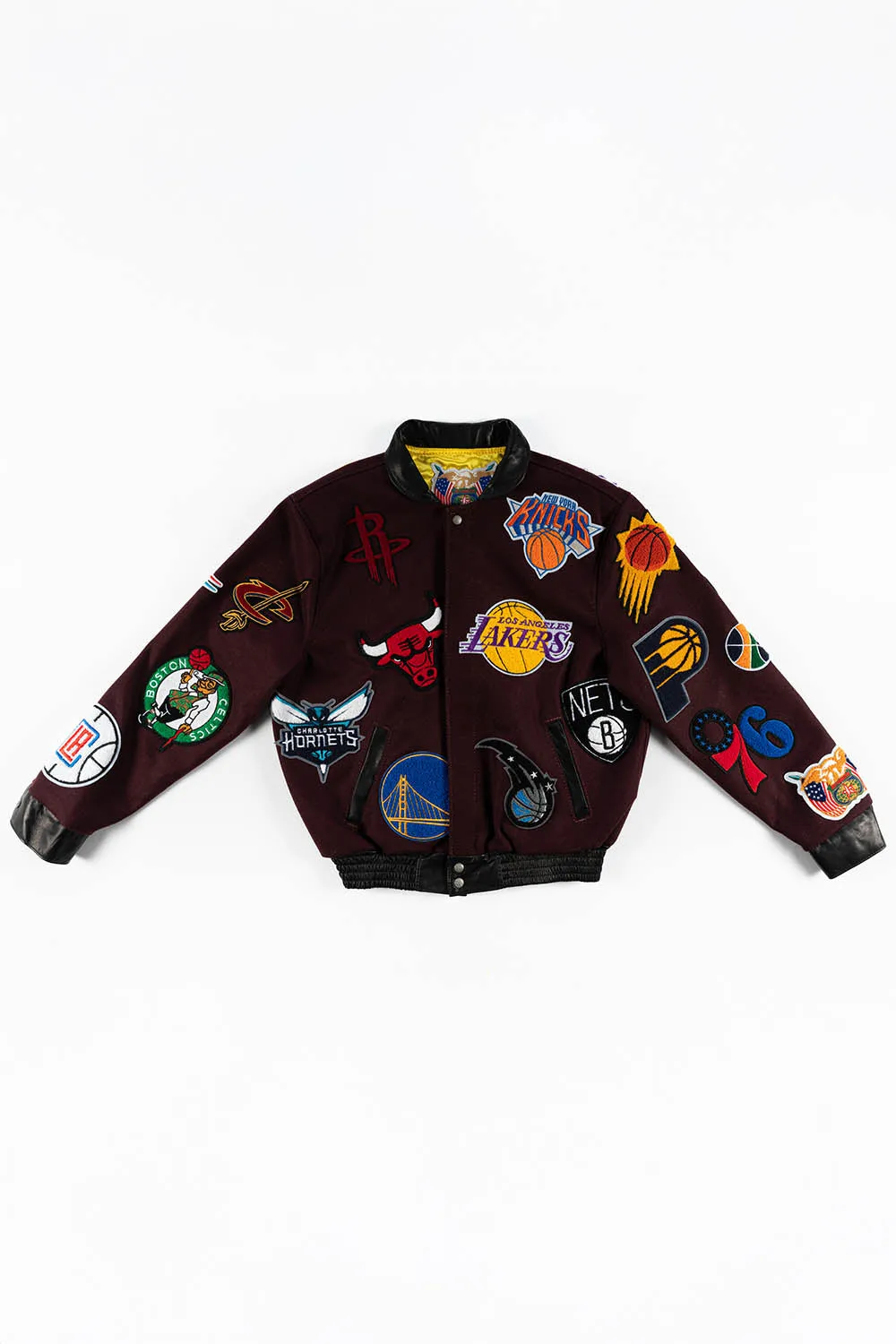 NBA MULTI-TEAM PATCH WOOL COFFEE