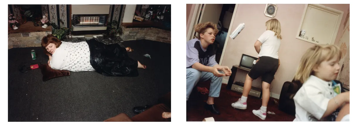 Nick Waplington. LIVING ROOM/WORK PRINTS. Out of Print.