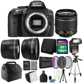 Nikon D5300 24.2MP DSLR Camera with 18-55mm Lens , TTL Flash and 8GB Accessory Kit