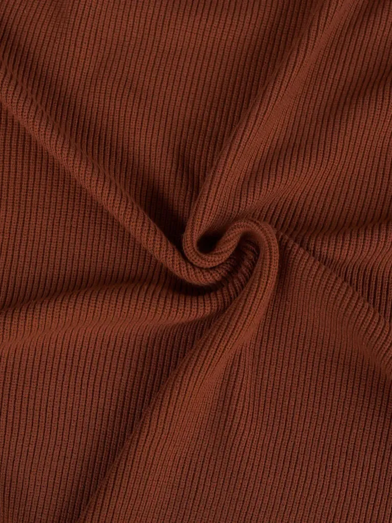 Norah Caramel Sweater Knit Top