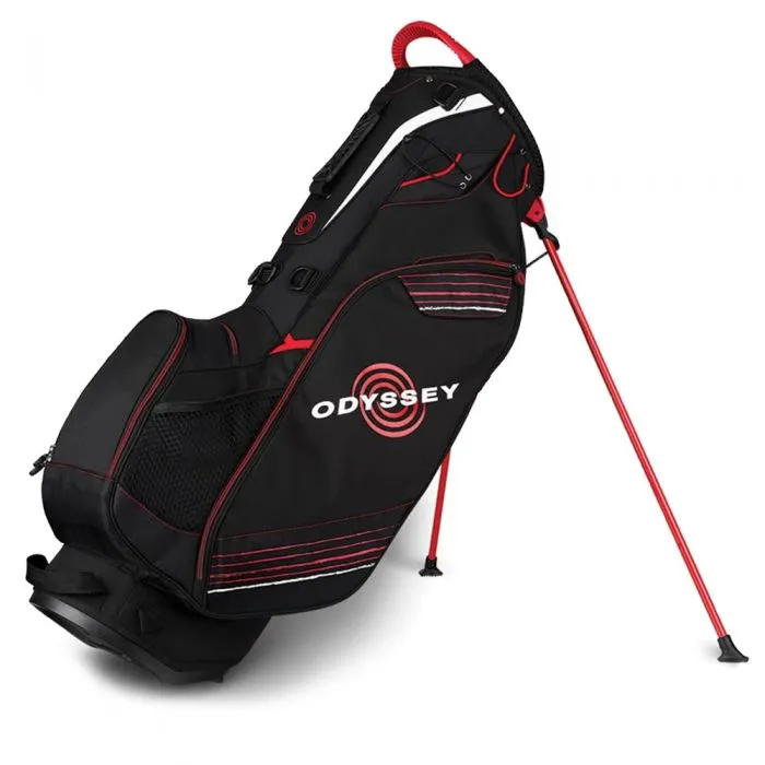 Odyssey Callaway Hyperlite 3 Stand Bag with Double Strap - Black/Red