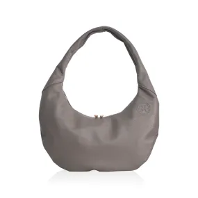 Ophelia Leather Shoulder Bag - Ash