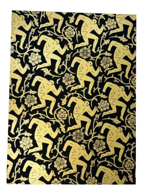 Pattern of Corruption Black Gold AP Silkscreen Print by Shepard Fairey- OBEY x Cleon Peterson