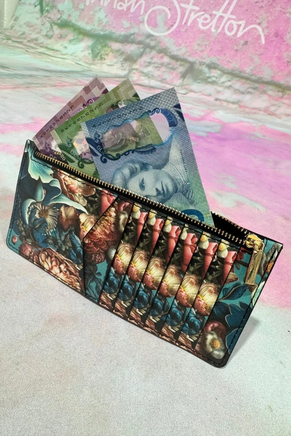 Petite Wallet - Blue Bloom | PRE ORDER MID NOVEMBER