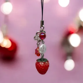 Phone charm | strawberry stars