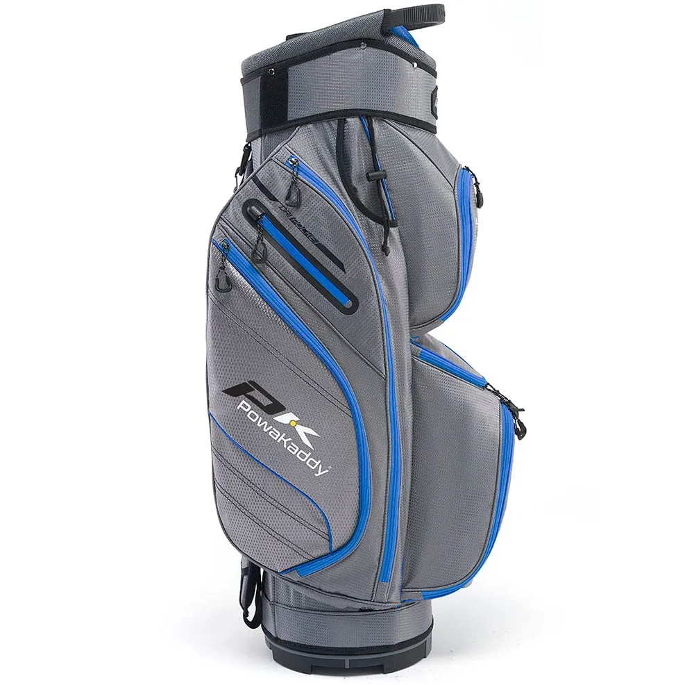 PowaKaddy DLX-Lite Cart Bag - Gun Metal/Blue