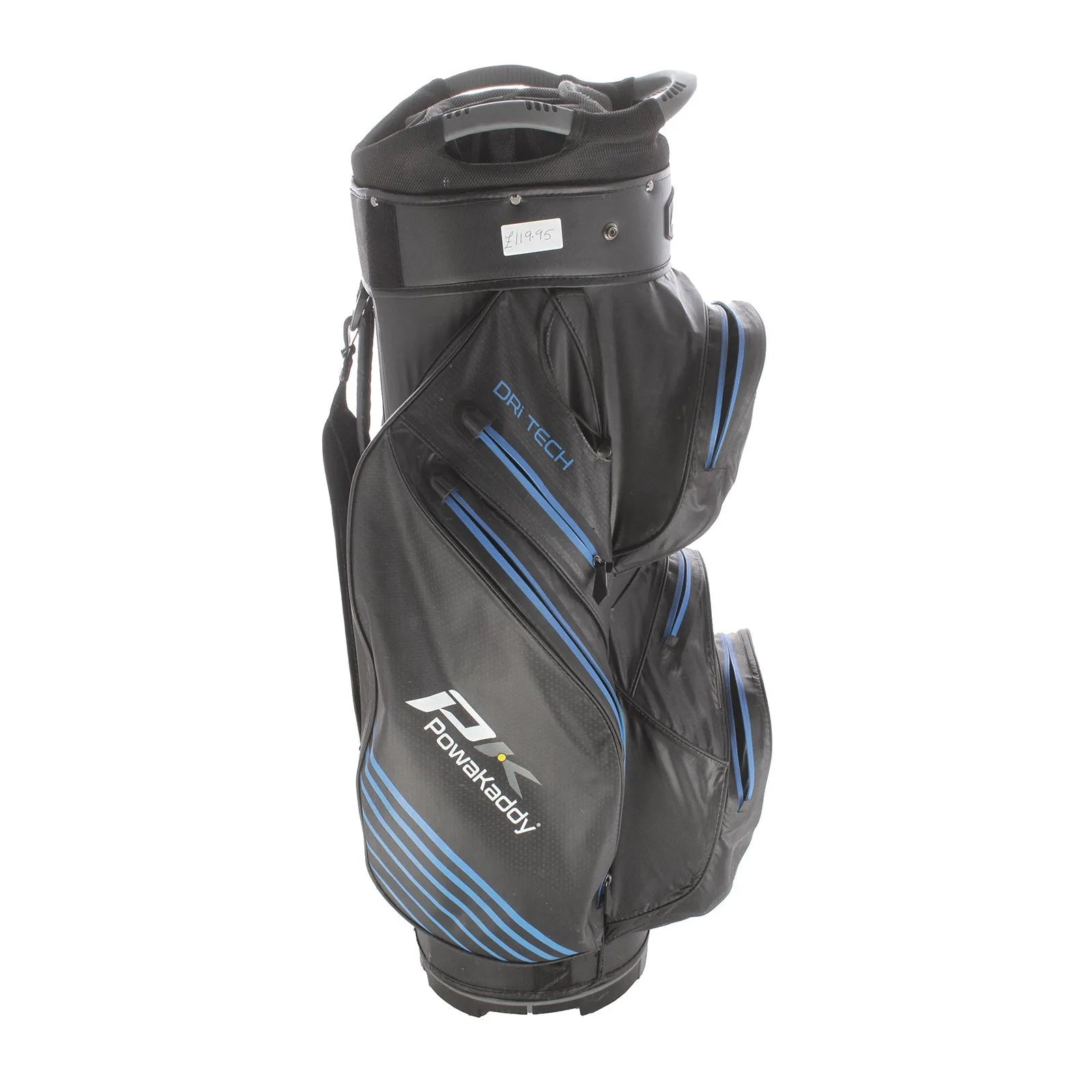 PowaKaddy Dri Tech Cart Bag - Black/Blue