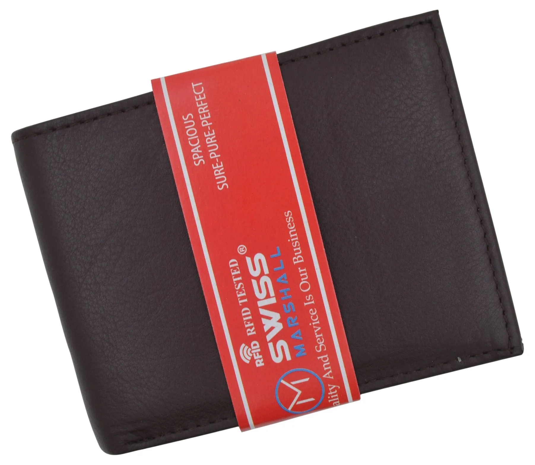 Premium Leather RFID Mens Credit Card ID Holder Wallet W/Interior Snap Closure RFIDCN1533