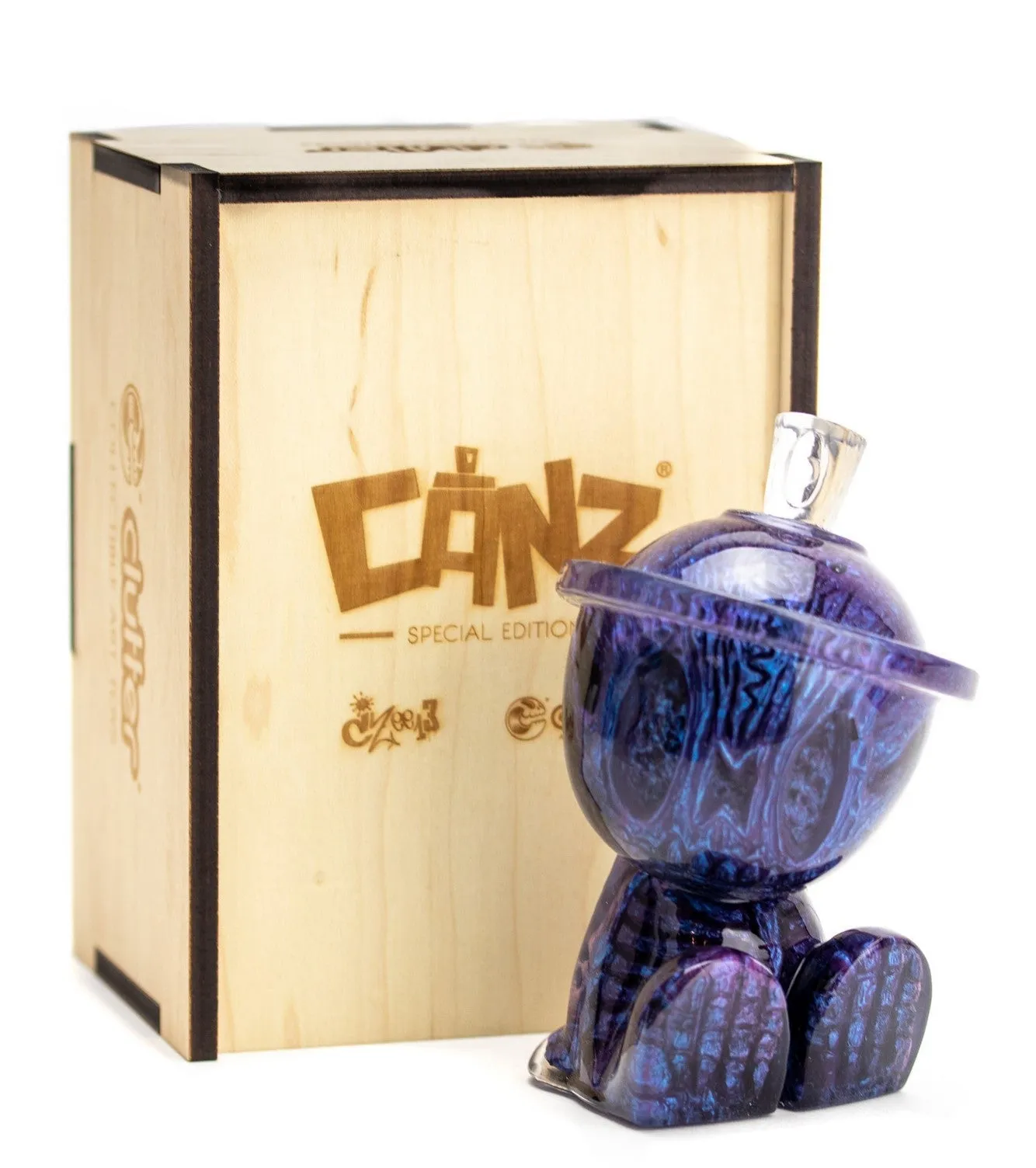 PU Skelecan El Diablo Canbot Canz Art Toy by American Gross x Czee13