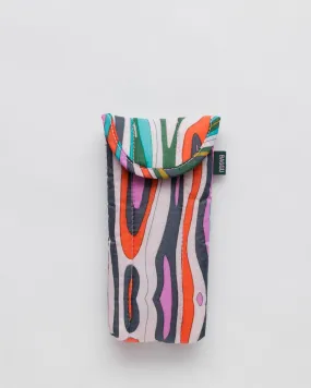 Puffy Glasses Sleeve - Candy Woodgrain