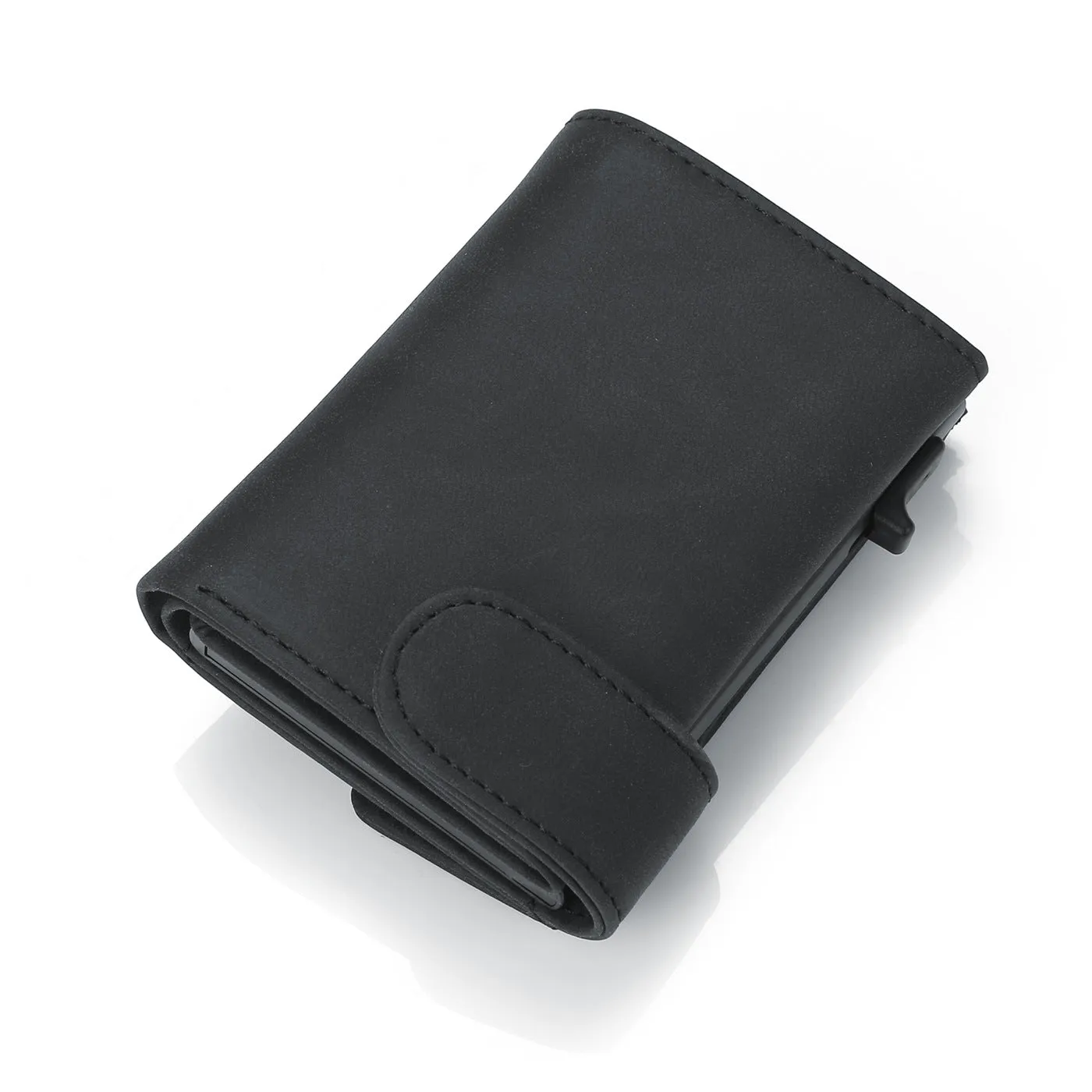Push Aluminum Wallet Anti-theft Brush Multi-function