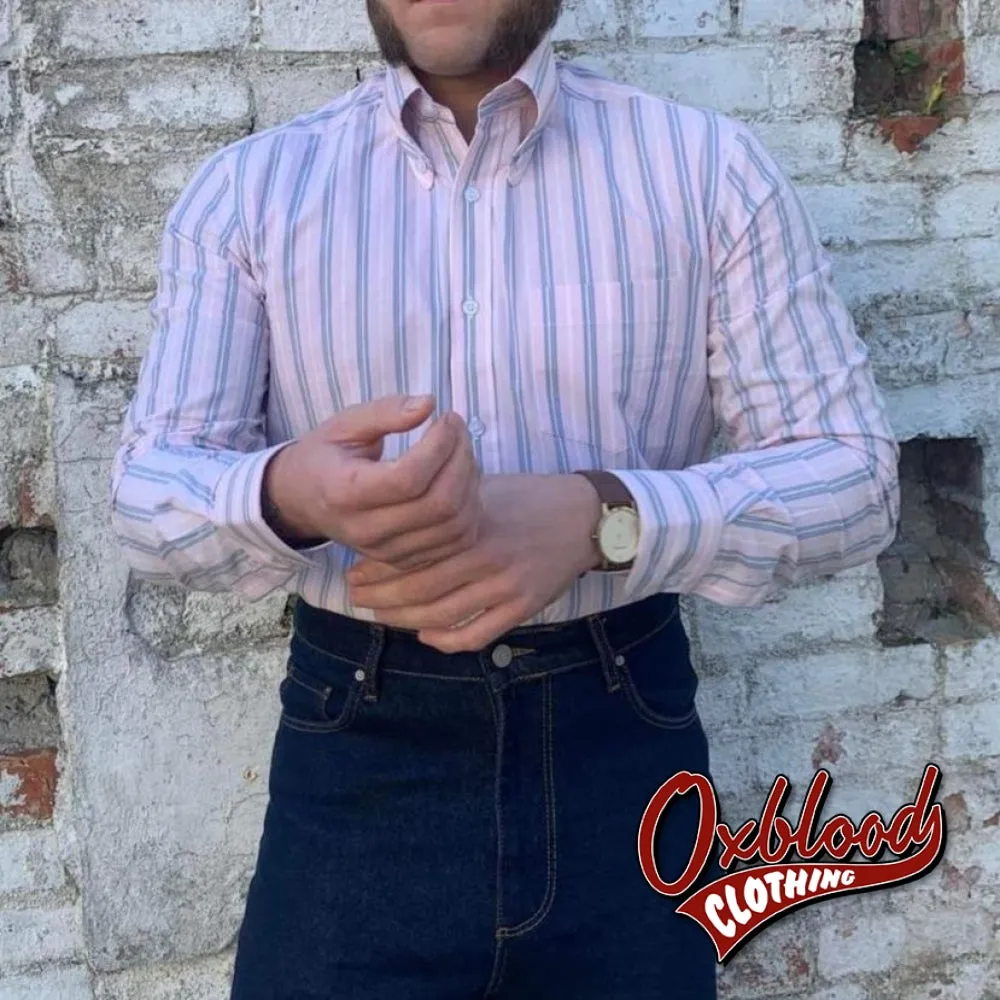 "Groovesville" Limited Edition: Made-to-Measure Button-Down Beagle Collar Shirt