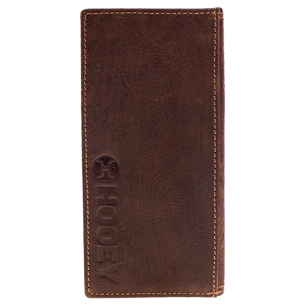"Texican" Brown/Texas Flag Inlay Rodeo Wallet