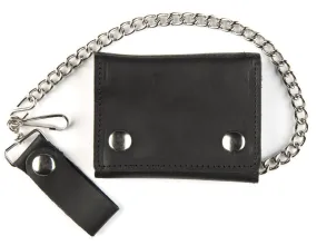 "The Bar Hopper" Black Chain Wallet