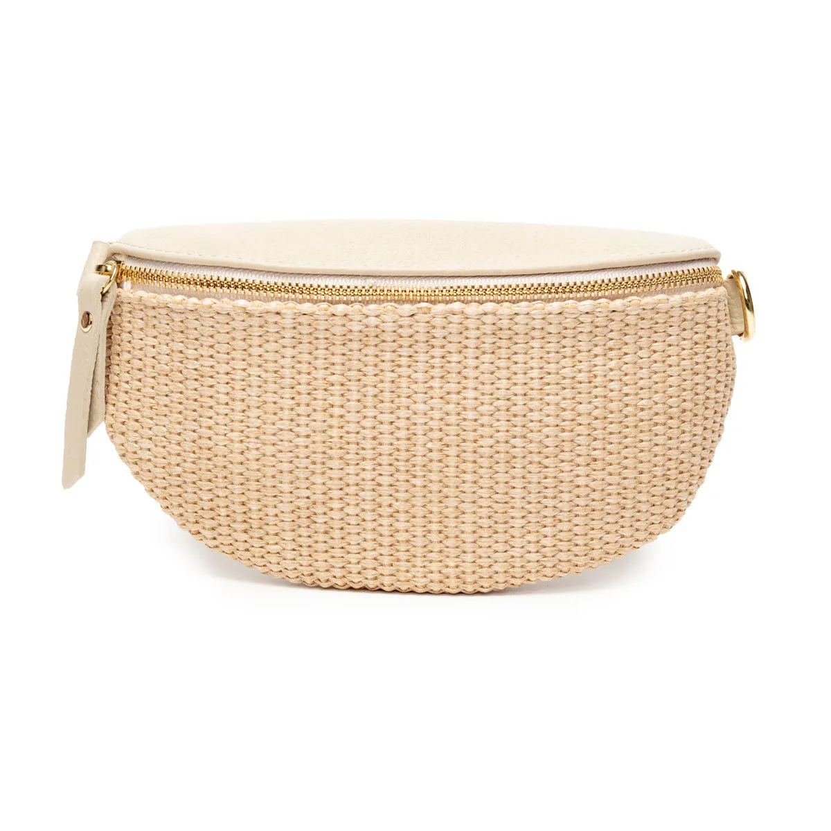 Raffia Sling Bag Stone
