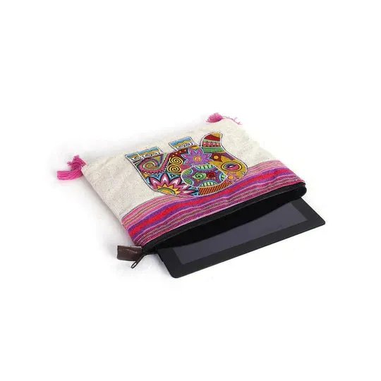 Rainbow Elephant Clutch - Ipad Table Bag, Thailand