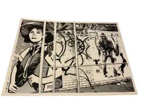 Revolution Girl Silkscreen Print by WK Interact x Shepard Fairey- OBEY