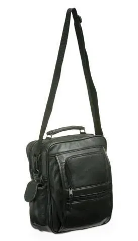 RILEY MULTI COMPARTMENT LEATHER CROSSBODY BAG