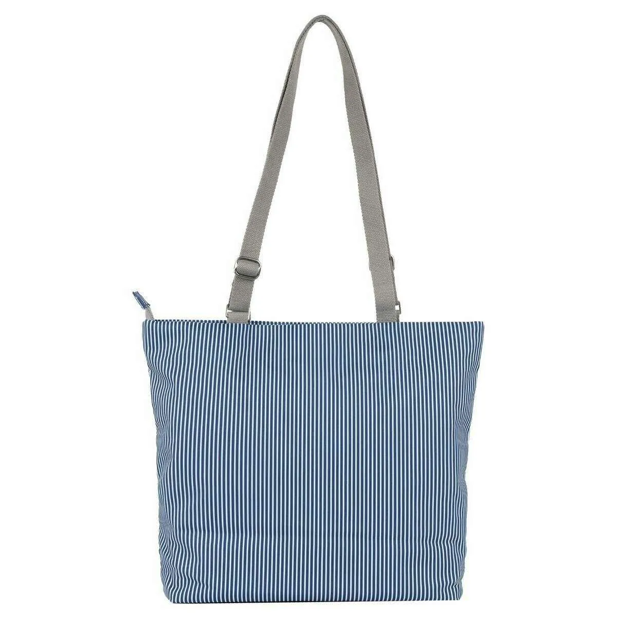 Roka Trafalgar B Hickory Stripe Recycled Canvas Tote Bag - Blue/White
