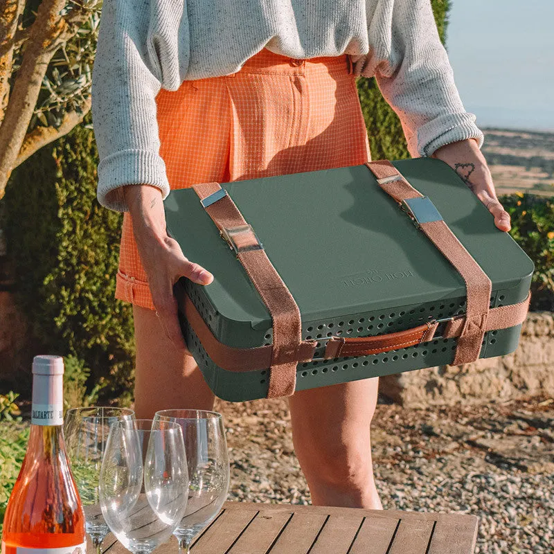 RS Barcelona Mon Oncle Portable BBQ in Green