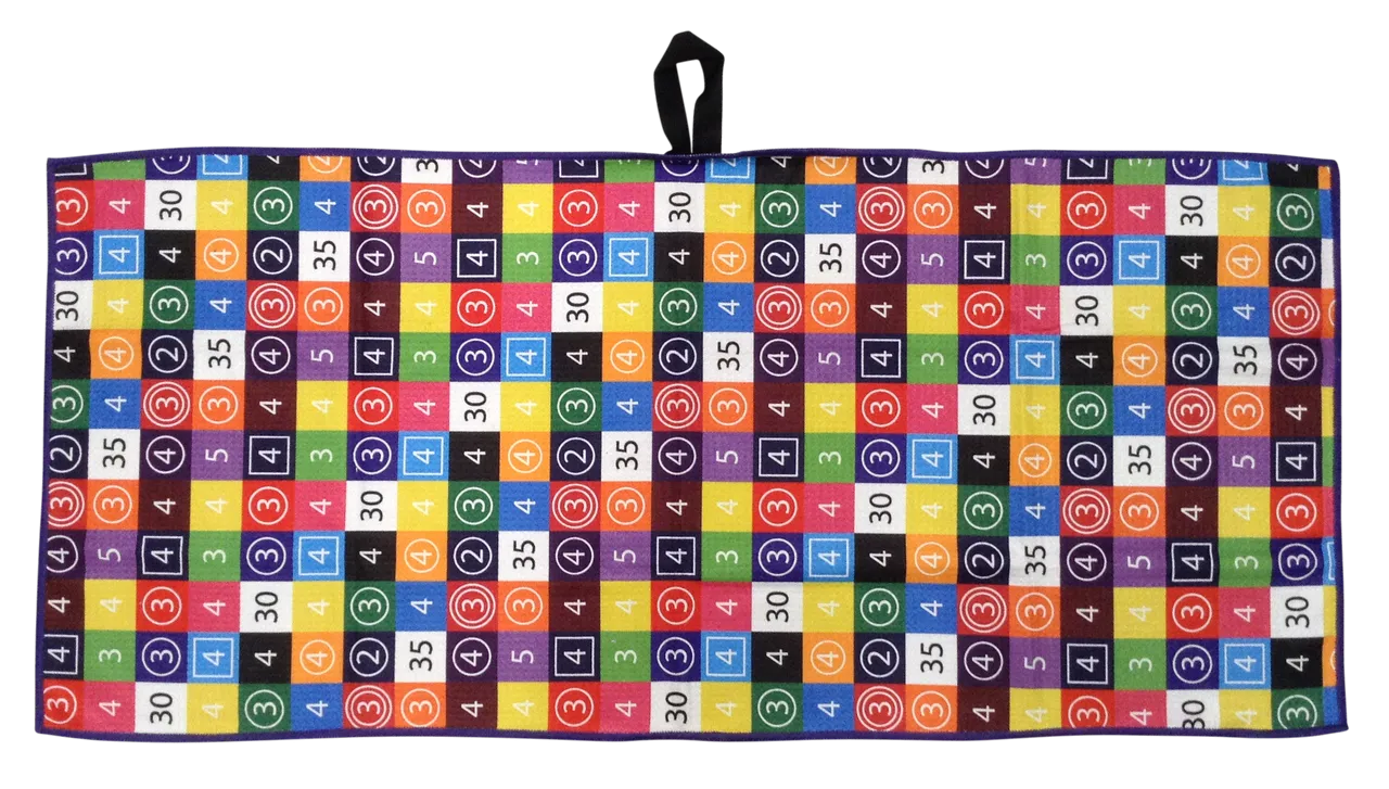 Scorecard Waffle Golf Towel by ReadyGOLF