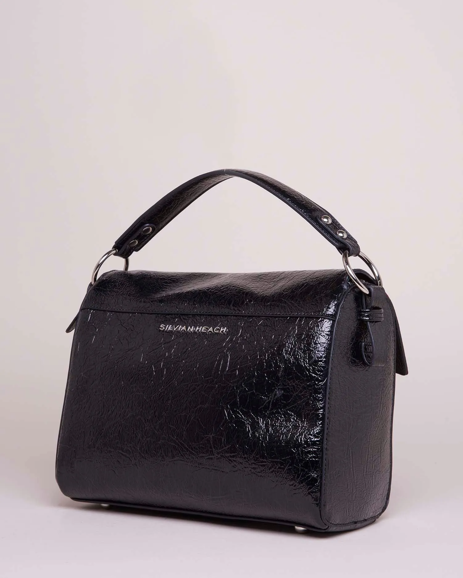 Shiny small shoulder bag