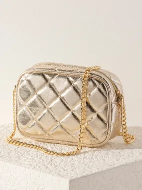 Shiraleah Mademoiselle Camera Bag, Gold