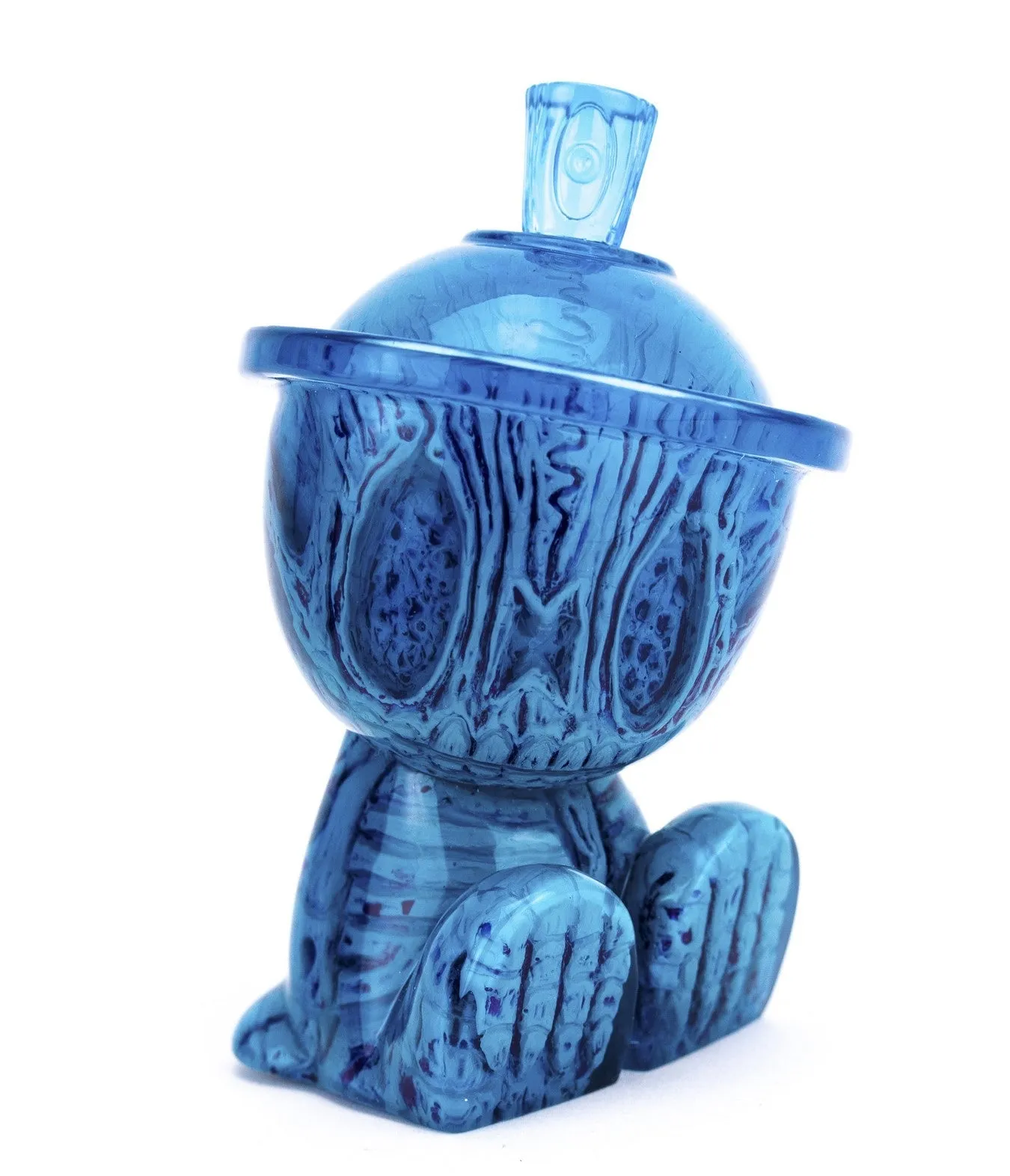 Skelecan Blue Glow Canbot Canz Art Toy by American Gross x Czee13
