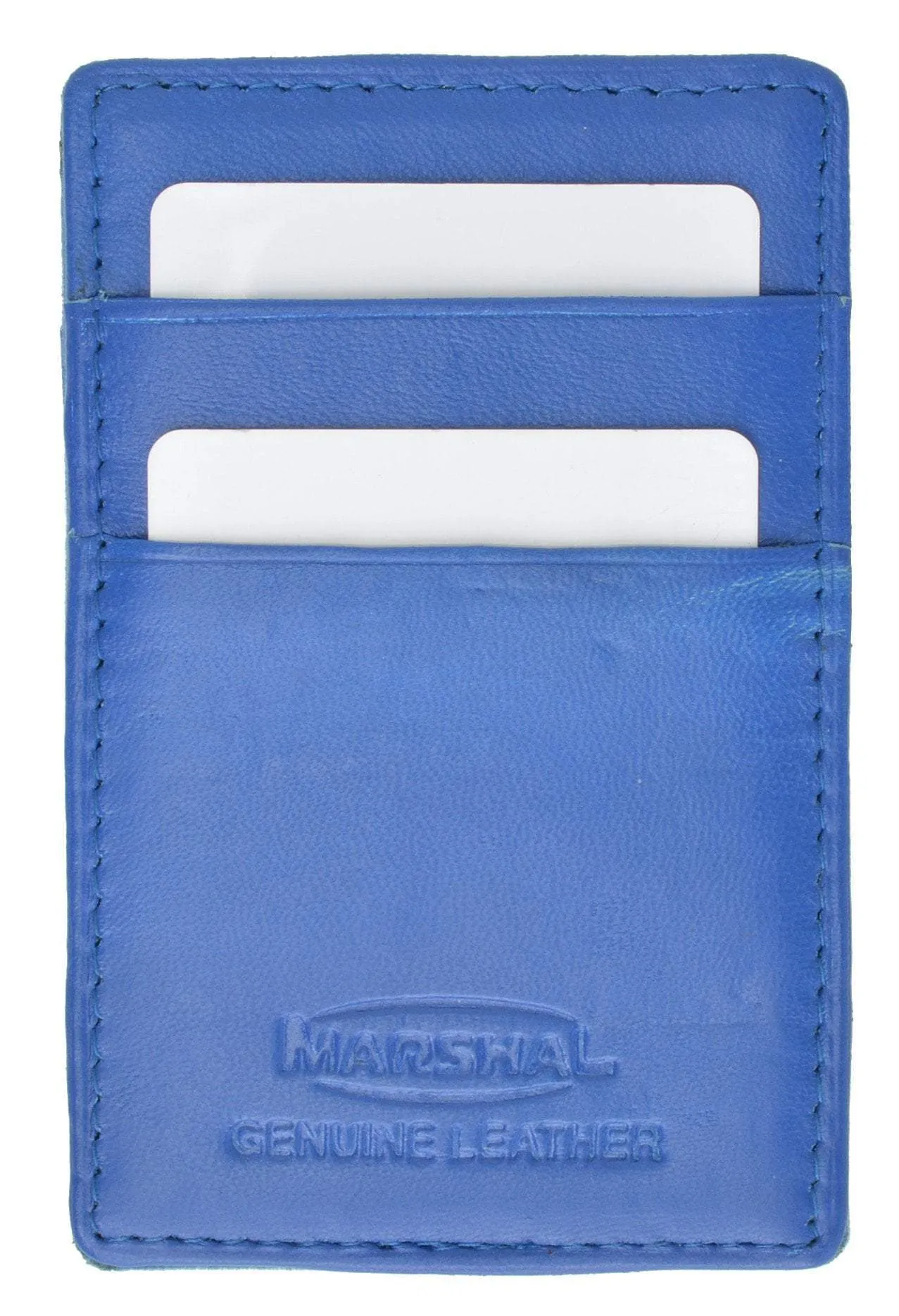 Small Genuine Leather Mens Magic Card Holder Wallet 1420 (C)