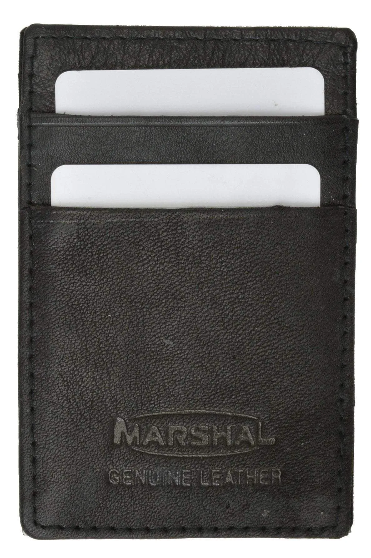 Small Genuine Leather Mens Magic Card Holder Wallet 1420 (C)