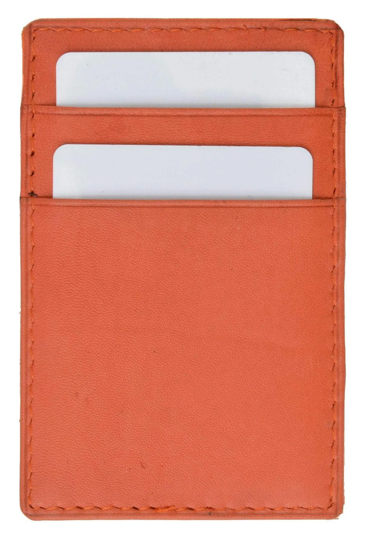 Small Genuine Leather Mens Magic Card Holder Wallet 1420 (C)