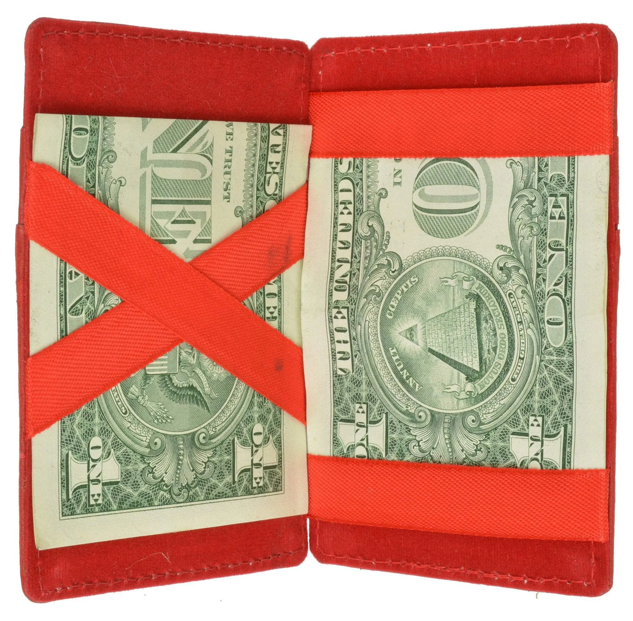 Small Genuine Leather Mens Magic Card Holder Wallet 1420 (C)