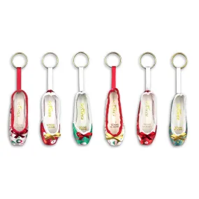 So Danca Holiday Mini Pointe Shoe Keychain