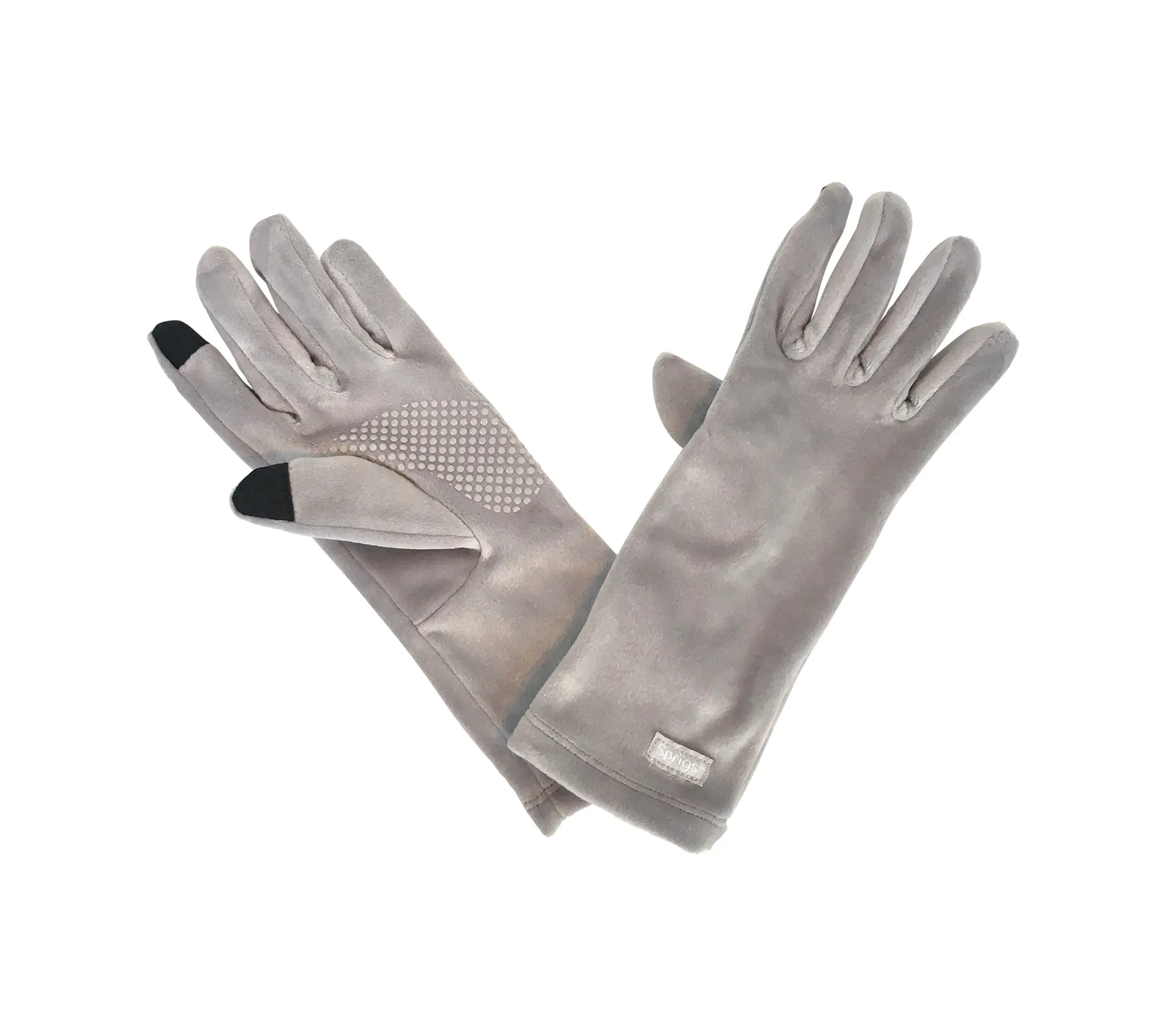 Sprigs Faux Fur Scarf with Velvet Perfect Fit Texting Gloves