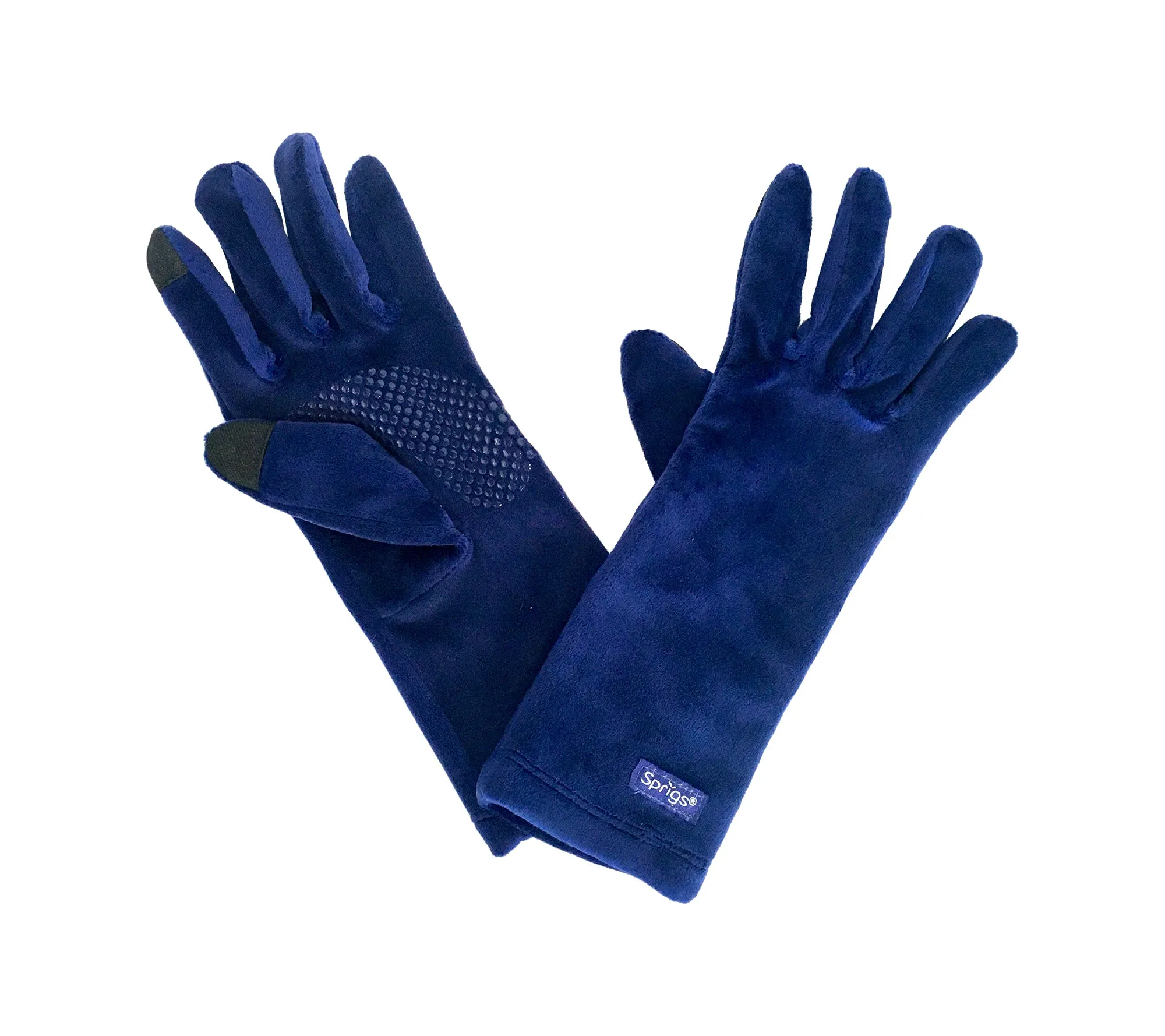 Sprigs Faux Fur Scarf with Velvet Perfect Fit Texting Gloves