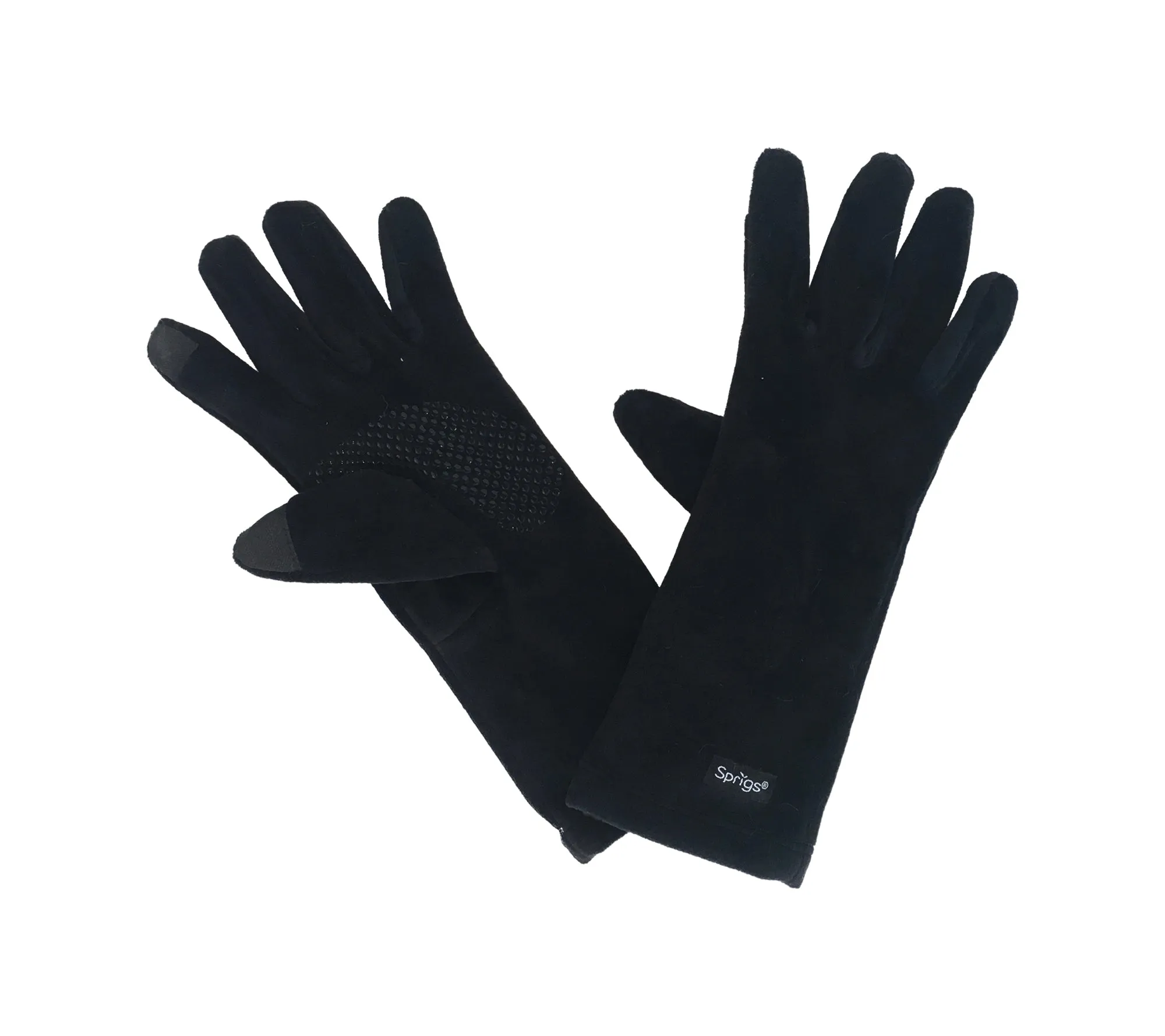Sprigs Faux Fur Scarf with Velvet Perfect Fit Texting Gloves