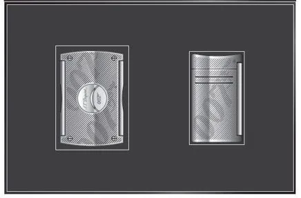 S.T. Dupont James Bond Limited Edition Maxijet Lighter & Cutter Gift Set - Chrome