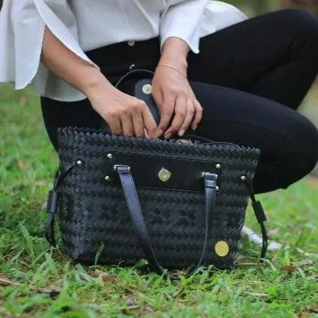 Stella Mini Handbag with Leather Handles