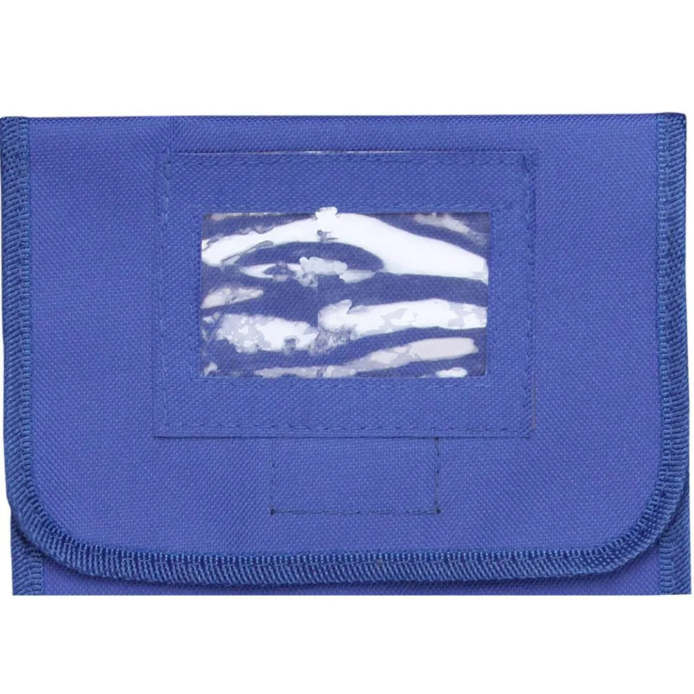 Stylish Blue Folding Cane Pouch Bag For Storage