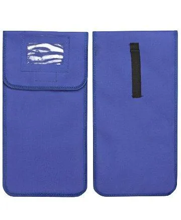 Stylish Blue Folding Cane Pouch Bag For Storage